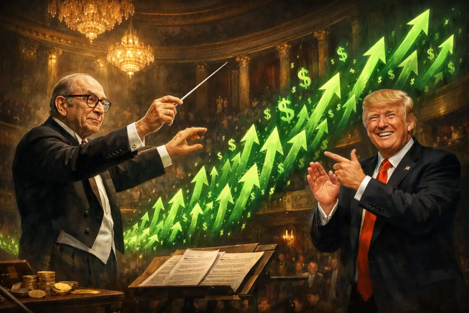 ডোনাল্ড ট্রাম্প এবং অ্যালান গ্রিনস্প্যান: কেন ট্রাম্প একজন 'মায়েস্ট্রো' খুঁজছেন?